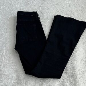 MOTHER denim The Weekender Black Women's Jeans